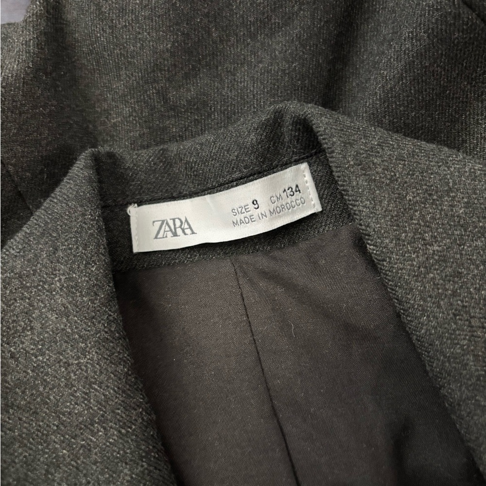 Boys Zara Charcoal Blazer - Picture 4 of 7